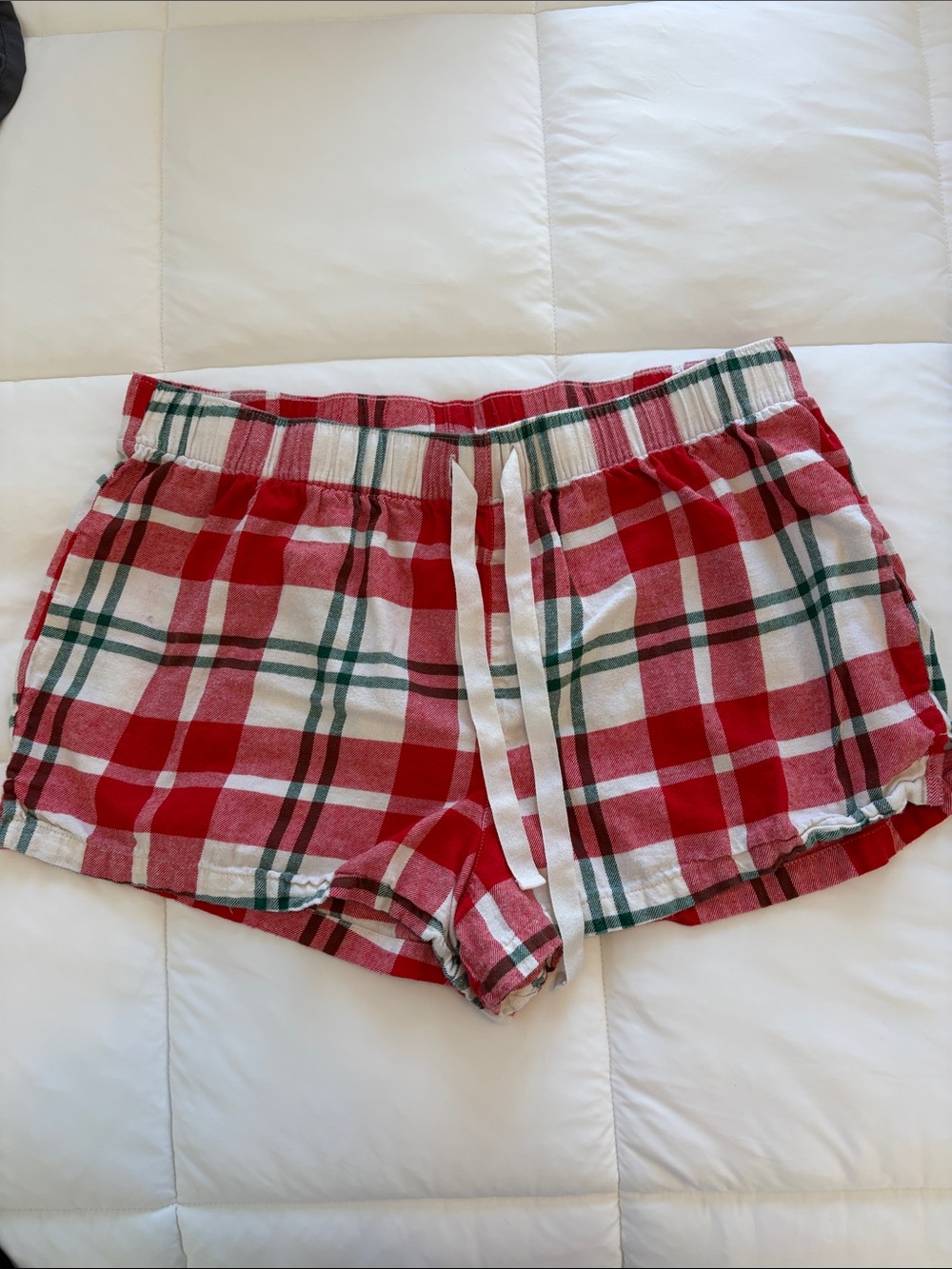 Old Navy Red Plaid Women’s Lounge Shorts
